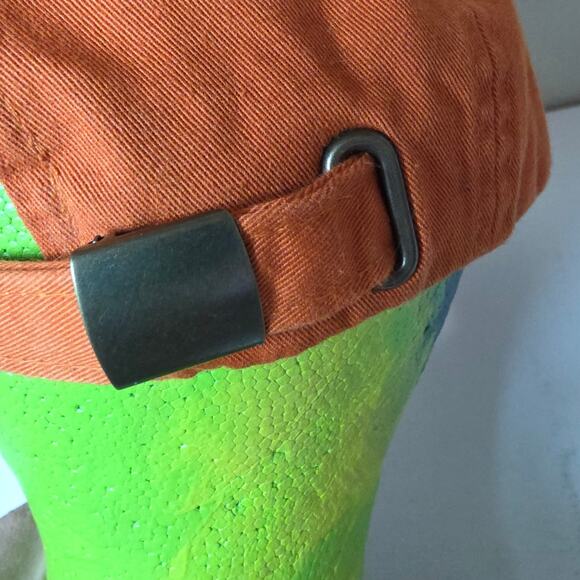 Austin Orange Hat by Frankie Jean. Austin, TX made. Rare. Unique. Stylish Texans - Picture 11 of 11